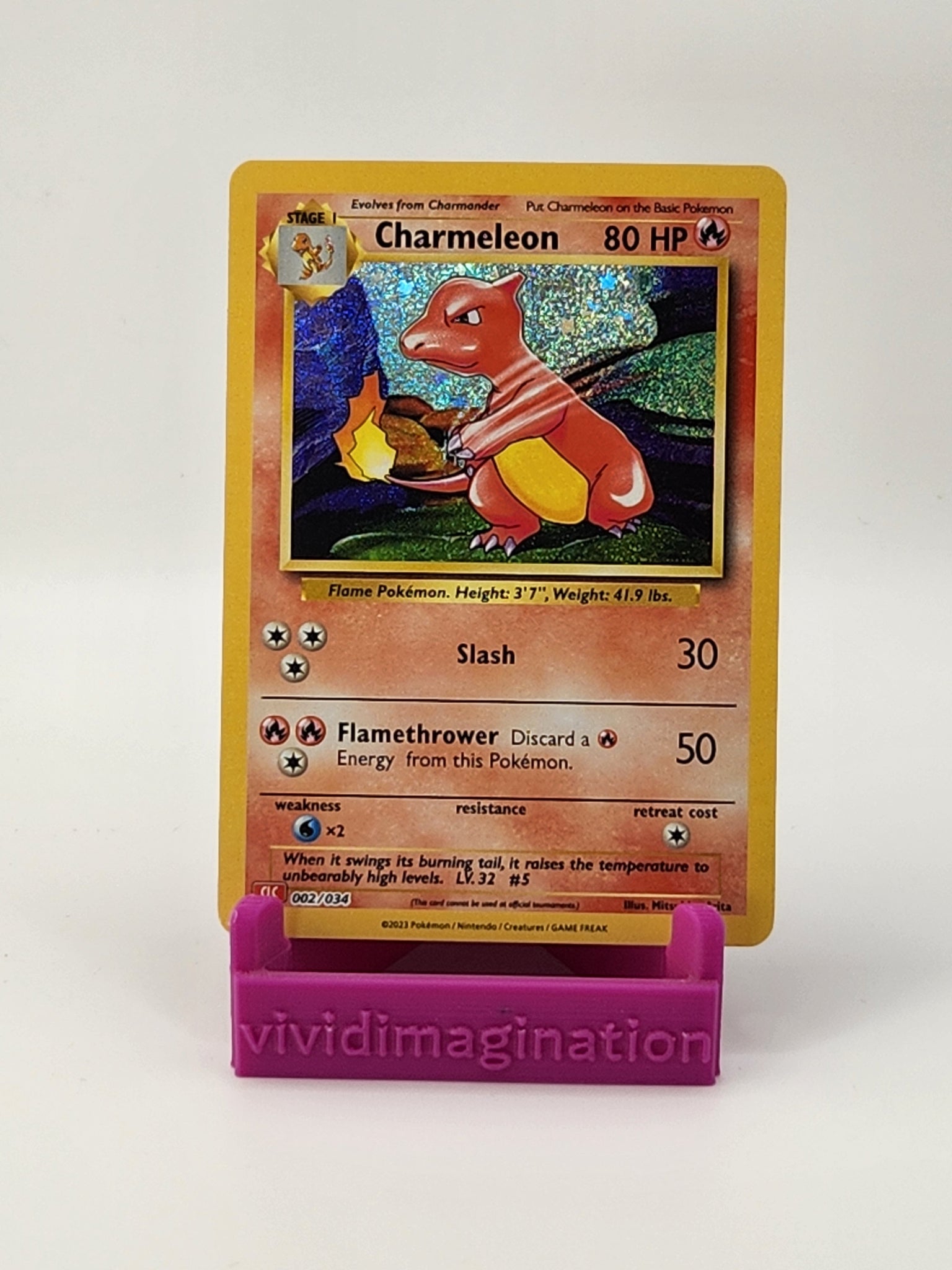 Charmeleon 002/034 - All the best items from Vivid Imagination Cards and Collectibles - Just $3.99! Shop now at Vivid Imagination Cards and Collectibles