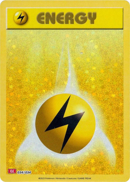Basic Lightning Energy 034/034 - All the best items from Vivid Imagination Cards and Collectibles - Just $1.75! Shop now at Vivid Imagination Cards and Collectibles