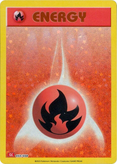 Basic Fire Energy 033/034 - All the best items from Vivid Imagination Cards and Collectibles - Just $1.75! Shop now at Vivid Imagination Cards and Collectibles