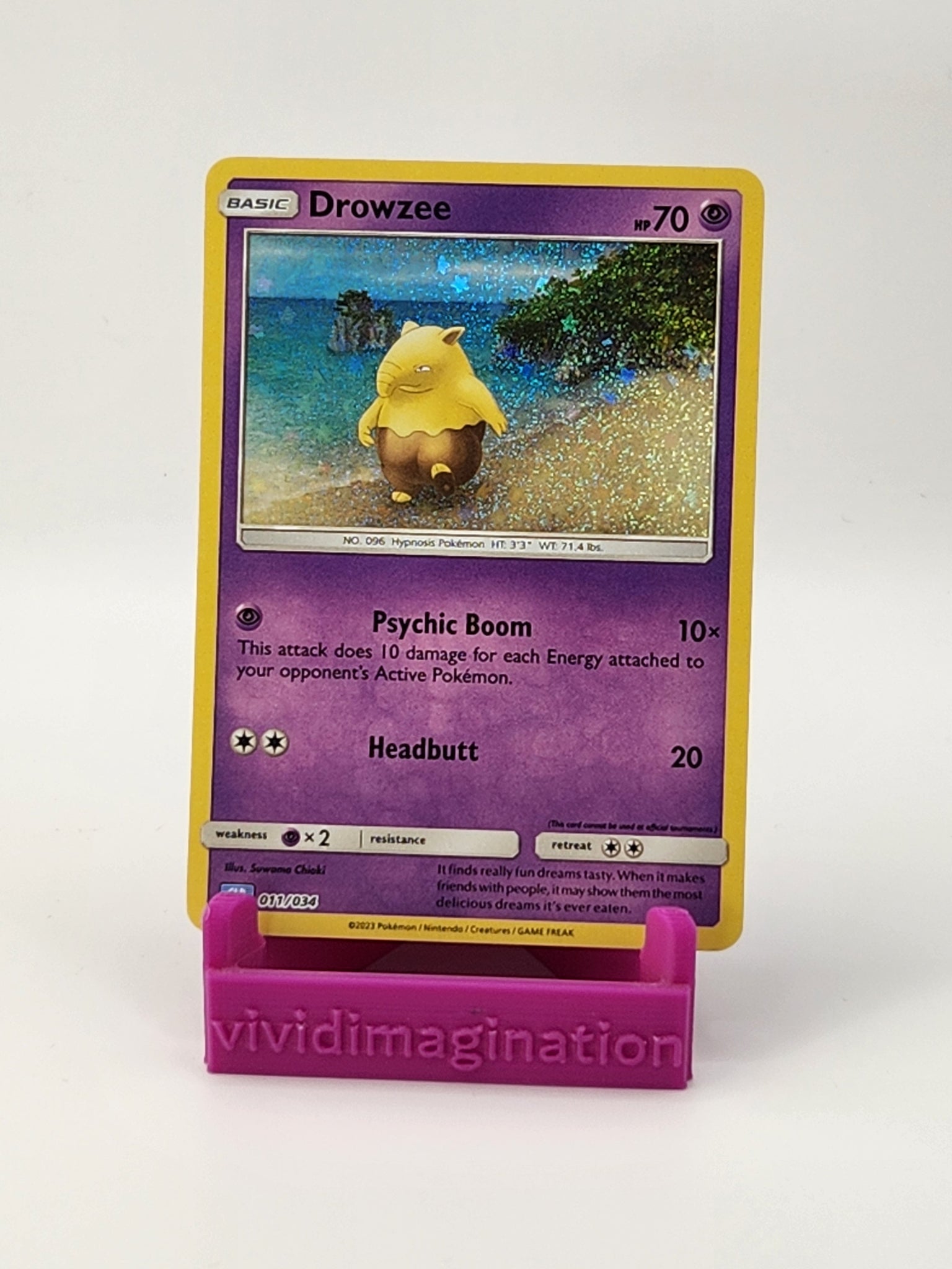 Drowzee 011/034 - All the best items from Vivid Imagination Cards and Collectibles - Just $1.25! Shop now at Vivid Imagination Cards and Collectibles