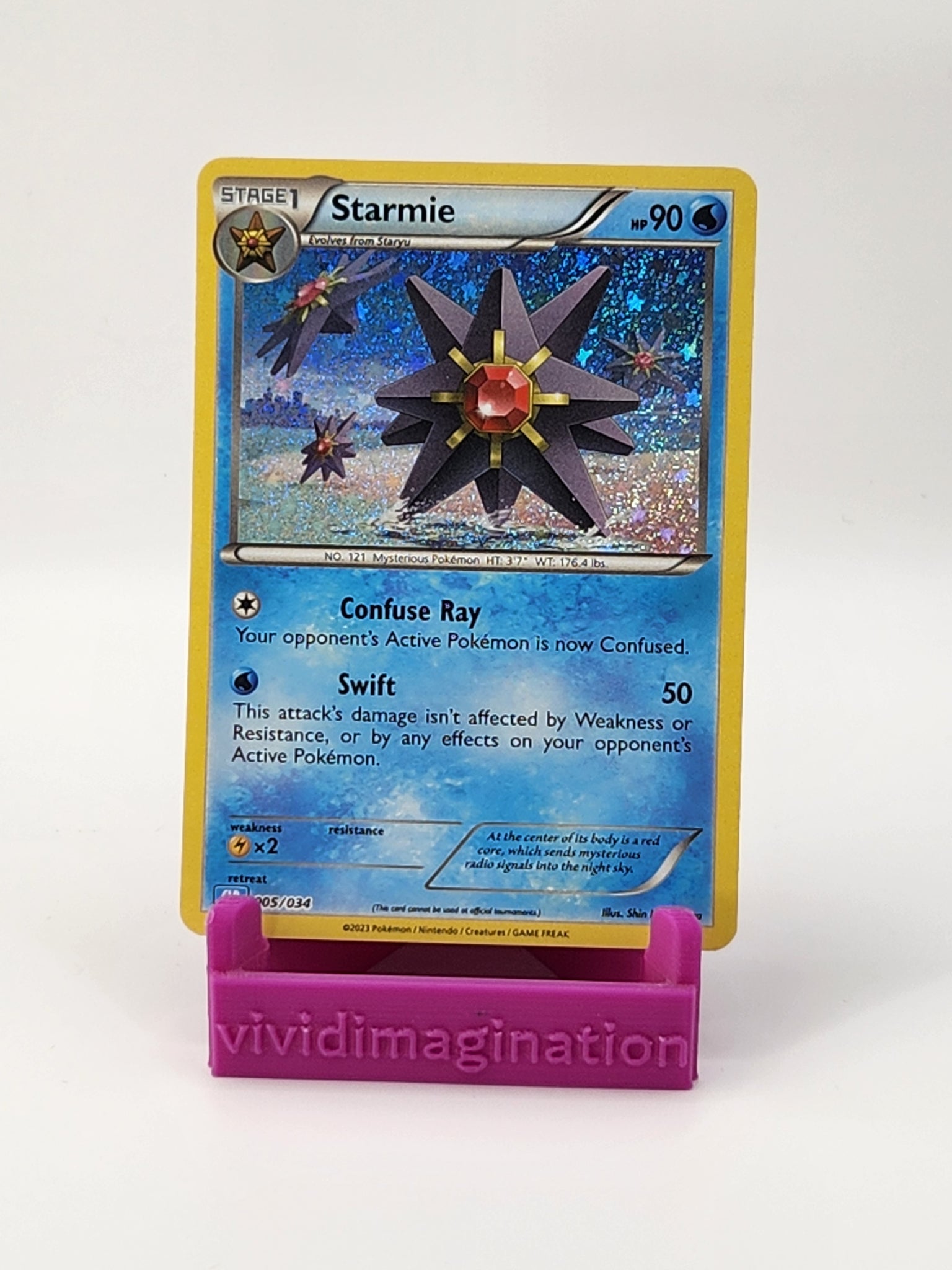 Starmie 005/034 - All the best items from Vivid Imagination Cards and Collectibles - Just $1.49! Shop now at Vivid Imagination Cards and Collectibles