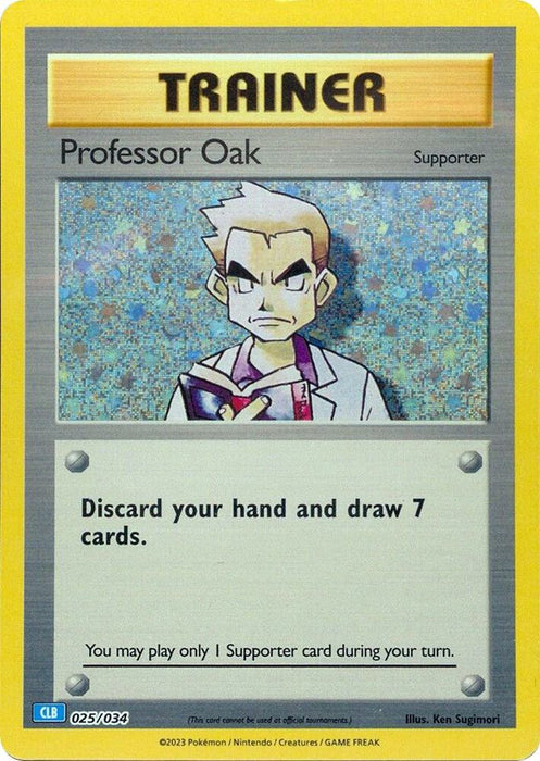 Professor Oak 025/034 - All the best items from Vivid Imagination Cards and Collectibles - Just $1.15! Shop now at Vivid Imagination Cards and Collectibles