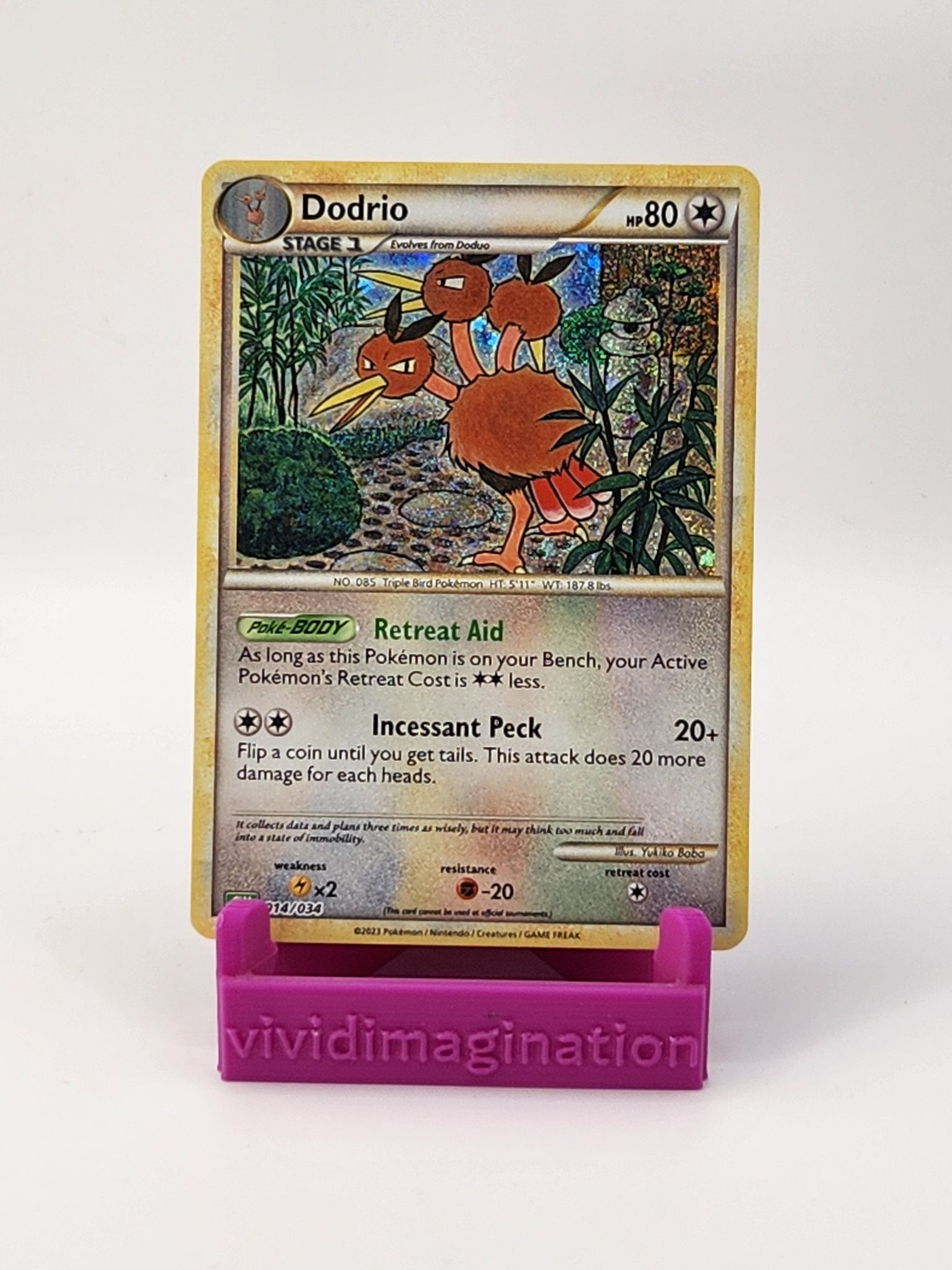 Dodrio 014/034 - All the best items from Vivid Imagination Cards and Collectibles - Just $1.49! Shop now at Vivid Imagination Cards and Collectibles