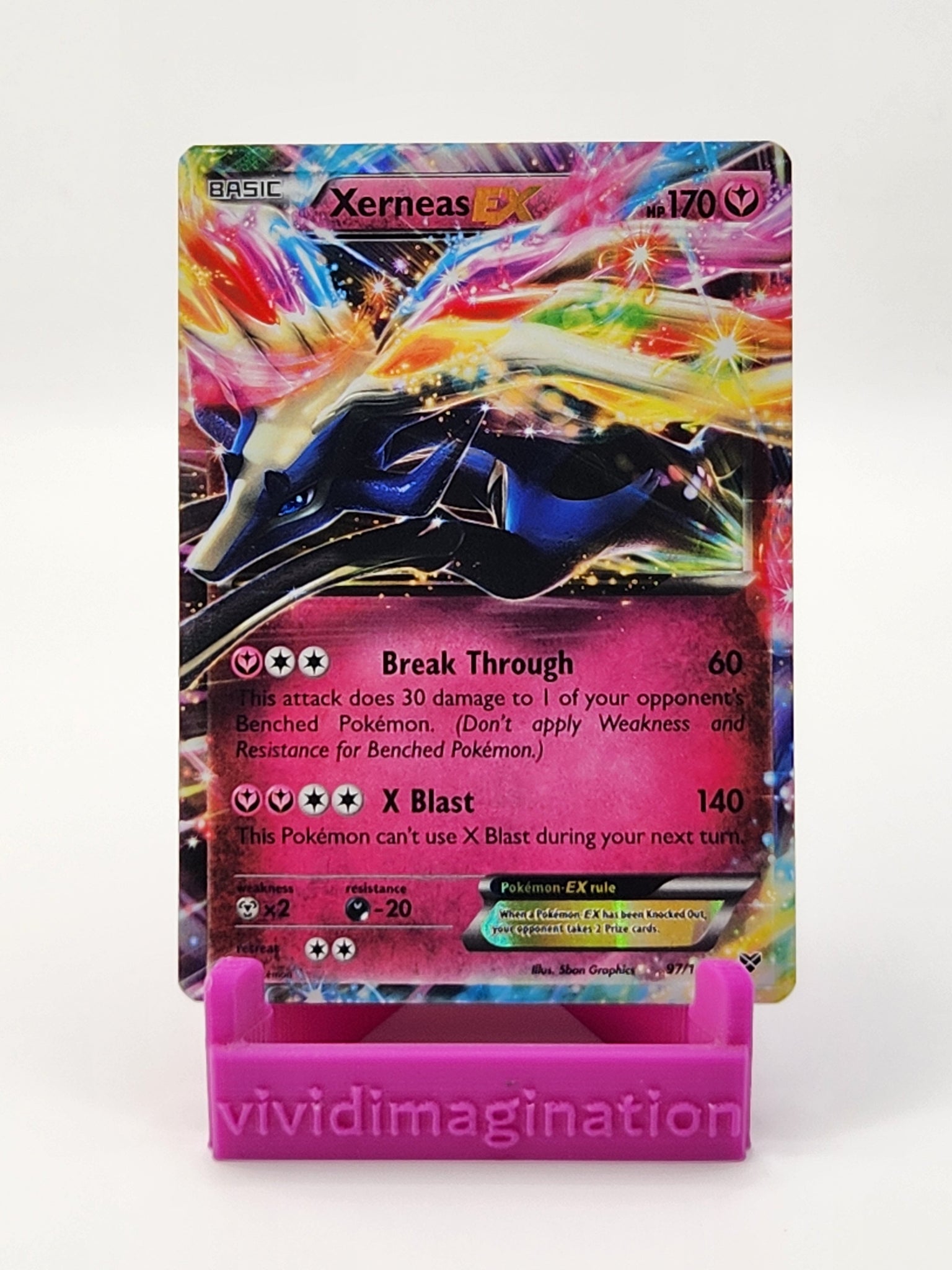 Xerneas EX 97/146 - All the best items from Vivid Imagination Cards and Collectibles - Just $4.25! Shop now at Vivid Imagination Cards and Collectibles