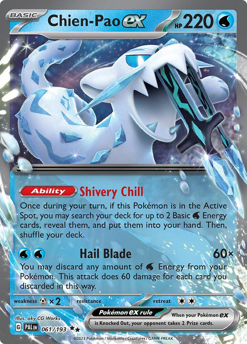 Chien-Pao ex 061/193 - All the best items from Vivid Imagination Cards and Collectibles - Just $3.99! Shop now at Vivid Imagination Cards and Collectibles