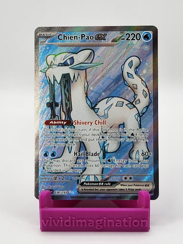 Chien-Pao ex 236/193 - All the best items from Vivid Imagination Cards and Collectibles - Just $7.99! Shop now at Vivid Imagination Cards and Collectibles