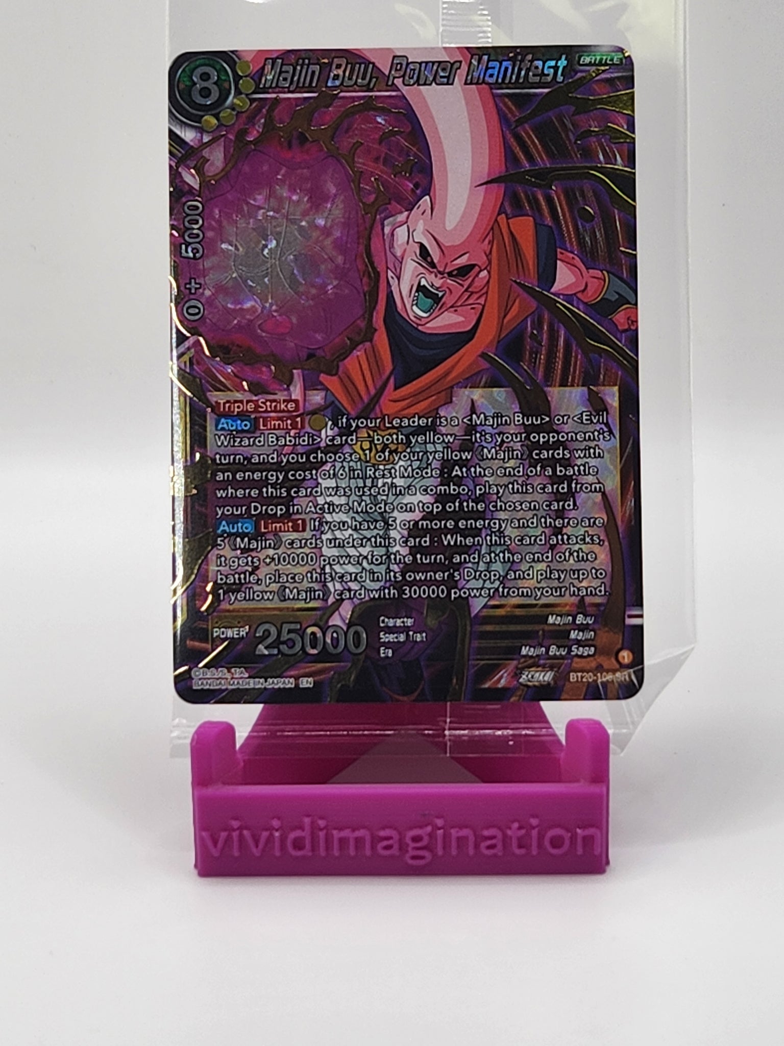 Majin Buu, Power Manifest BT20-106 SR (SEALED) - All the best items from Vivid Imagination Cards and Collectibles - Just $1.49! Shop now at Vivid Imagination Cards and Collectibles