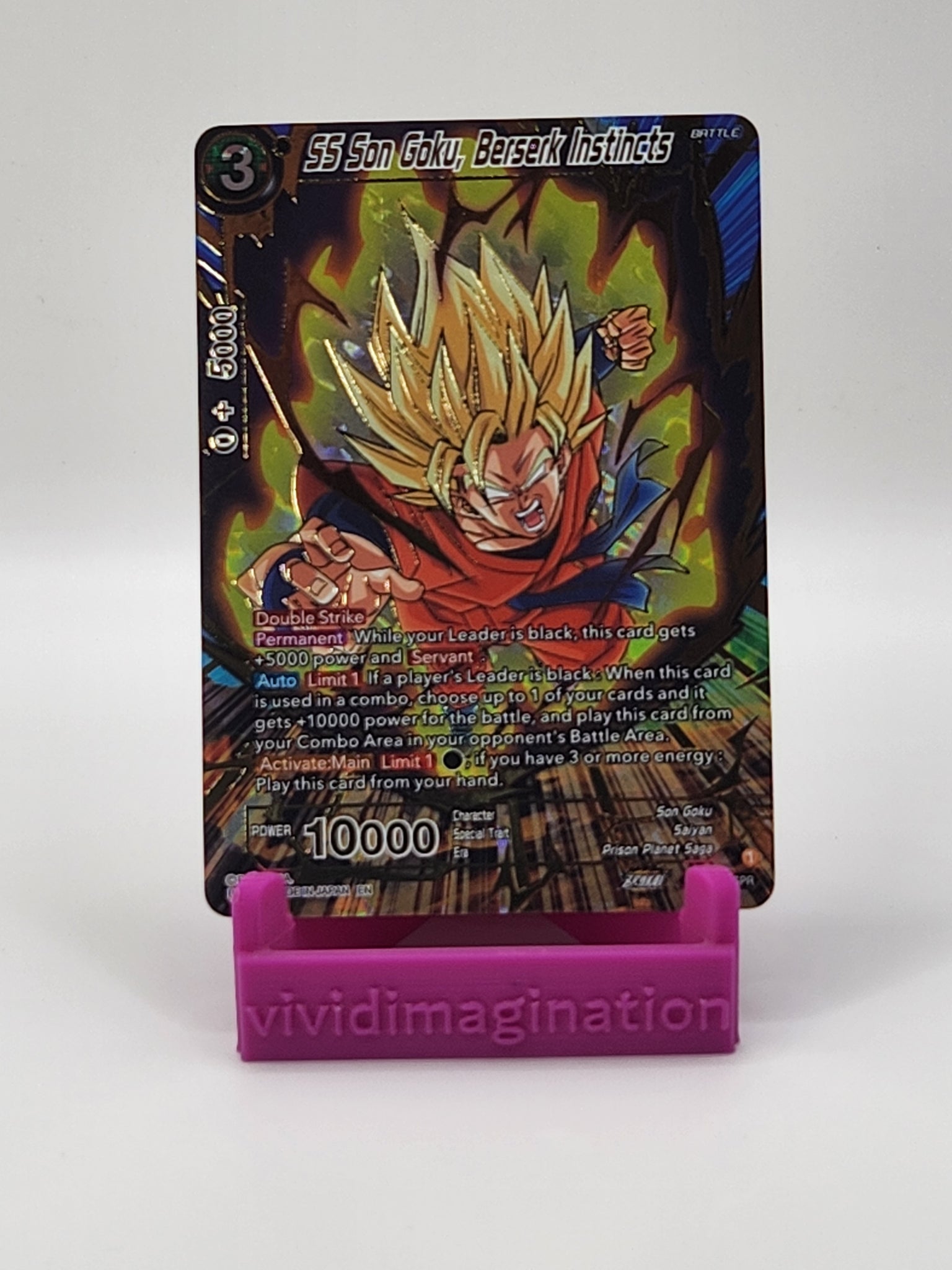 SS Son Goku, Berserk Instincts BT20-121 SPR - All the best items from Vivid Imagination Cards and Collectibles - Just $3.99! Shop now at Vivid Imagination Cards and Collectibles