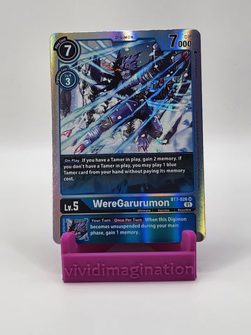 WereGarurumon BT7-026 SR - All the best items from Vivid Imagination Cards and Collectibles - Just $0.99! Shop now at Vivid Imagination Cards and Collectibles