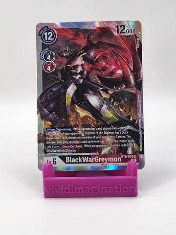 BlackWarGreymon BT8-070 SR - All the best items from Vivid Imagination Cards and Collectibles - Just $1.49! Shop now at Vivid Imagination Cards and Collectibles