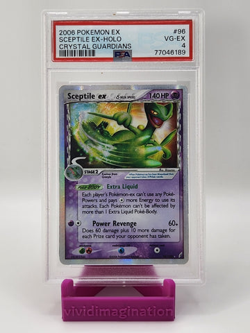 Sceptile ex 96/100 (PSA 4) - All the best items from Vivid Imagination Cards and Collectibles - Just $29.99! Shop now at Vivid Imagination Cards and Collectibles