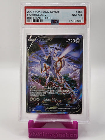 Arceus V 166/172 (PSA 8) - All the best items from Vivid Imagination Cards and Collectibles - Just $20.99! Shop now at Vivid Imagination Cards and Collectibles