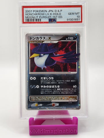 Honchkrow lv.X DP4 1st ed. (PSA 10) - All the best items from Vivid Imagination Cards and Collectibles - Just $99.99! Shop now at Vivid Imagination Cards and Collectibles