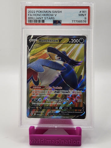 Honchkrow V 161/172 (PSA 9) - All the best items from Vivid Imagination Cards and Collectibles - Just $9.99! Shop now at Vivid Imagination Cards and Collectibles