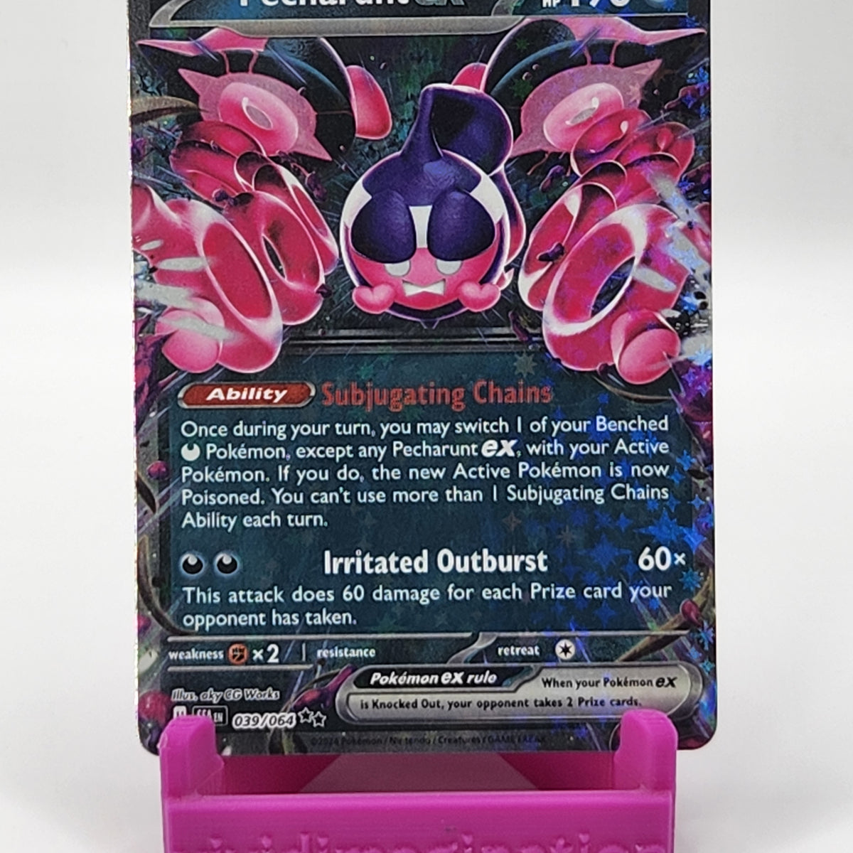 pecharunt ex pokemon card Pecharunt ex 039/064 |Vivid Imagination Cards and Collectibles