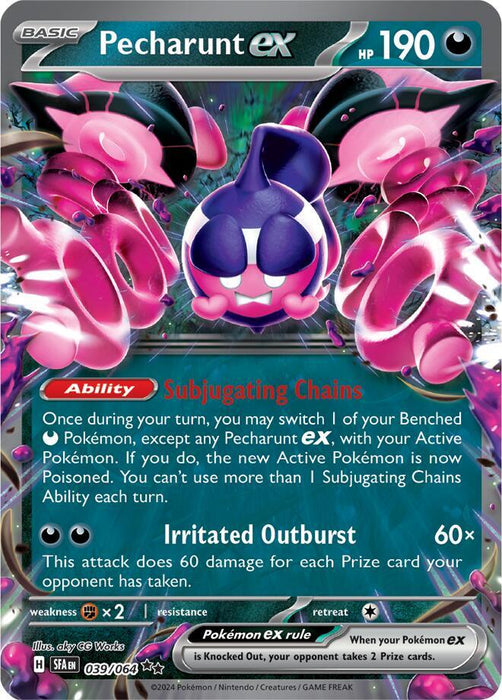 Pecharunt ex 039/064 - All the best items from Vivid Imagination Cards and Collectibles - Just $1.25! Shop now at Vivid Imagination Cards and Collectibles