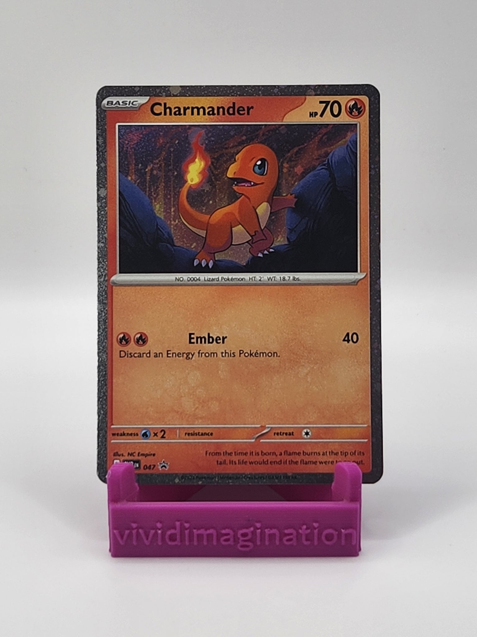 Charmander 047 (Cosmos Holo) - All the best items from Vivid Imagination Cards and Collectibles - Just $0.99! Shop now at Vivid Imagination Cards and Collectibles