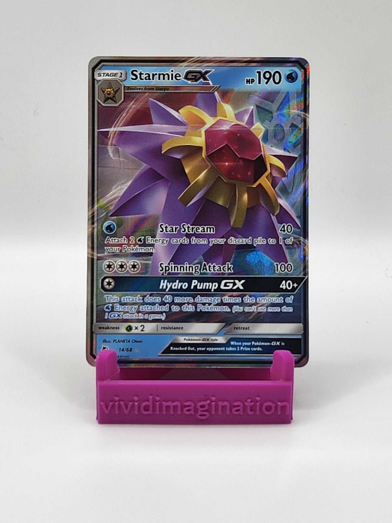 Starmie GX 14/68 - All the best items from Vivid Imagination Cards and Collectibles - Just $0.75! Shop now at Vivid Imagination Cards and Collectibles