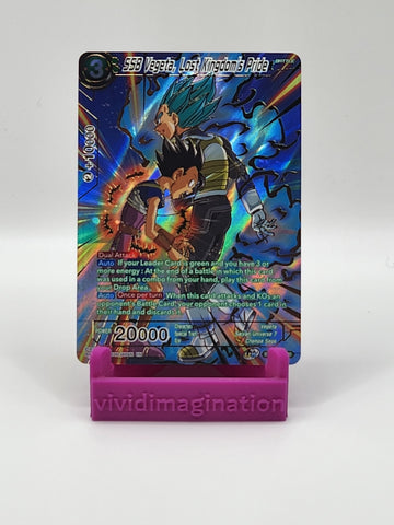 SSB Vegeta, Lost Kingdom's Pride BT16-052 SPR - All the best items from Vivid Imagination Cards and Collectibles - Just $3.99! Shop now at Vivid Imagination Cards and Collectibles