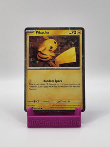 Pikachu 051/162 (Cosmo Holo) - All the best items from Vivid Imagination Cards and Collectibles - Just $1.99! Shop now at Vivid Imagination Cards and Collectibles