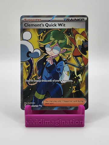 Clemont's Quick Wit 229/191 - All the best items from Vivid Imagination Cards and Collectibles - Just $1.49! Shop now at Vivid Imagination Cards and Collectibles