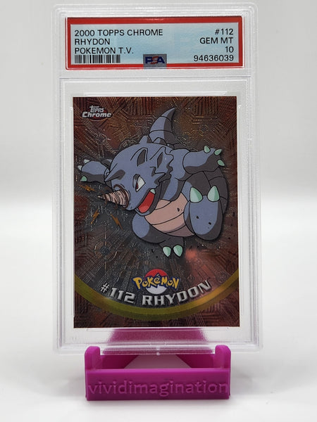 Rhydon #112 (PSA 10) - All the best items from Vivid Imagination Cards and Collectibles - Just $114.99! Shop now at Vivid Imagination Cards and Collectibles