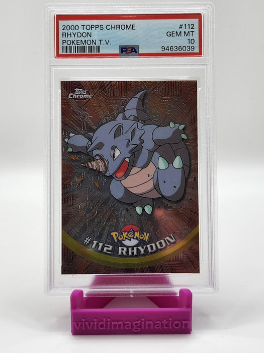Rhydon #112 (PSA 10) - All the best items from Vivid Imagination Cards and Collectibles - Just $114.99! Shop now at Vivid Imagination Cards and Collectibles
