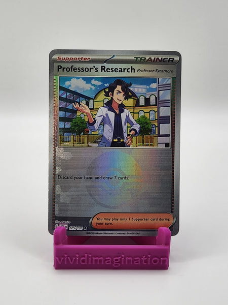 Professor's Research 125/131 [Professor Sycamore] (Poke Ball Pattern) - All the best items from Vivid Imagination Cards and Collectibles - Just $0.89! Shop now at Vivid Imagination Cards and Collectibles
