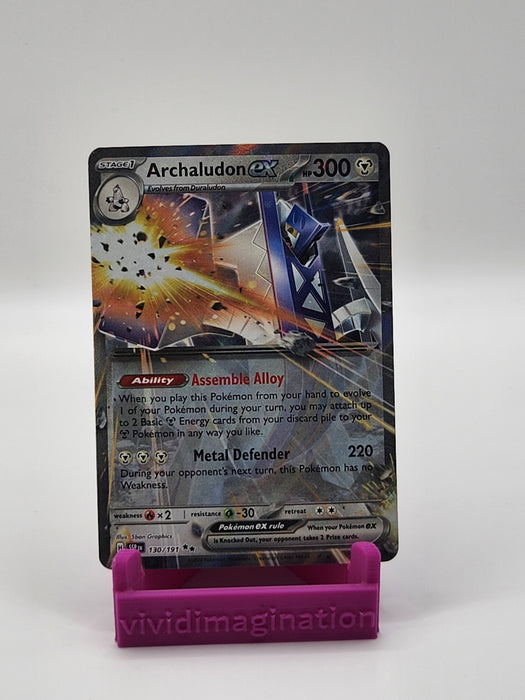 Archaludon ex 130/191 - All the best items from Vivid Imagination Cards and Collectibles - Just $3.90! Shop now at Vivid Imagination Cards and Collectibles