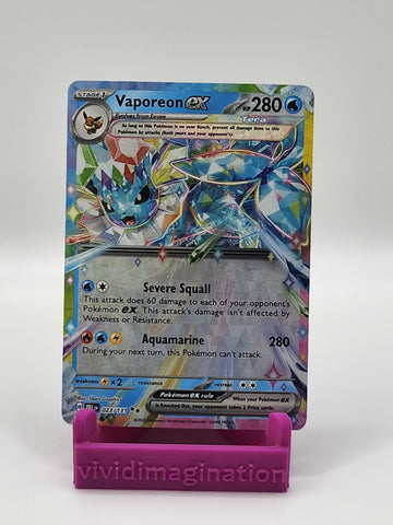 Vaporeon ex 023/131 - All the best items from Vivid Imagination Cards and Collectibles - Just $3.99! Shop now at Vivid Imagination Cards and Collectibles
