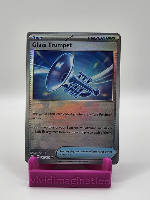Glass Trumpet 110/131 (Poke Ball Pattern) - All the best items from Vivid Imagination Cards and Collectibles - Just $0.75! Shop now at Vivid Imagination Cards and Collectibles