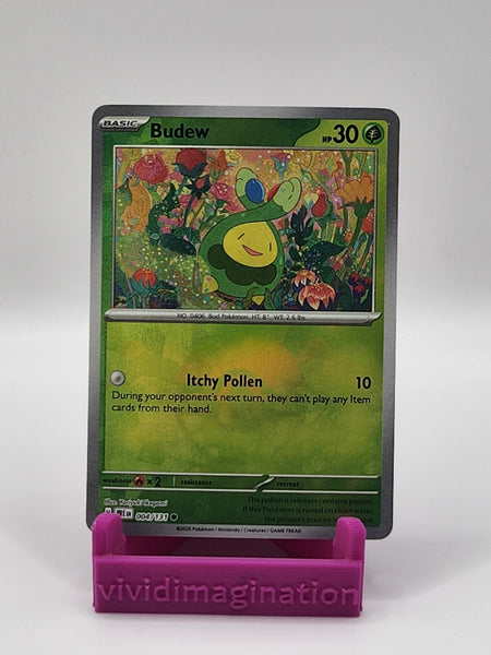 Budew 004/131 (Poke Ball Pattern) - All the best items from Vivid Imagination Cards and Collectibles - Just $6.99! Shop now at Vivid Imagination Cards and Collectibles