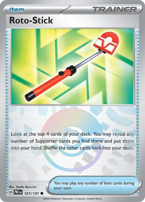 Roto-Stick 127/131 (Poke Ball Pattern) - All the best items from Vivid Imagination Cards and Collectibles - Just $0.49! Shop now at Vivid Imagination Cards and Collectibles