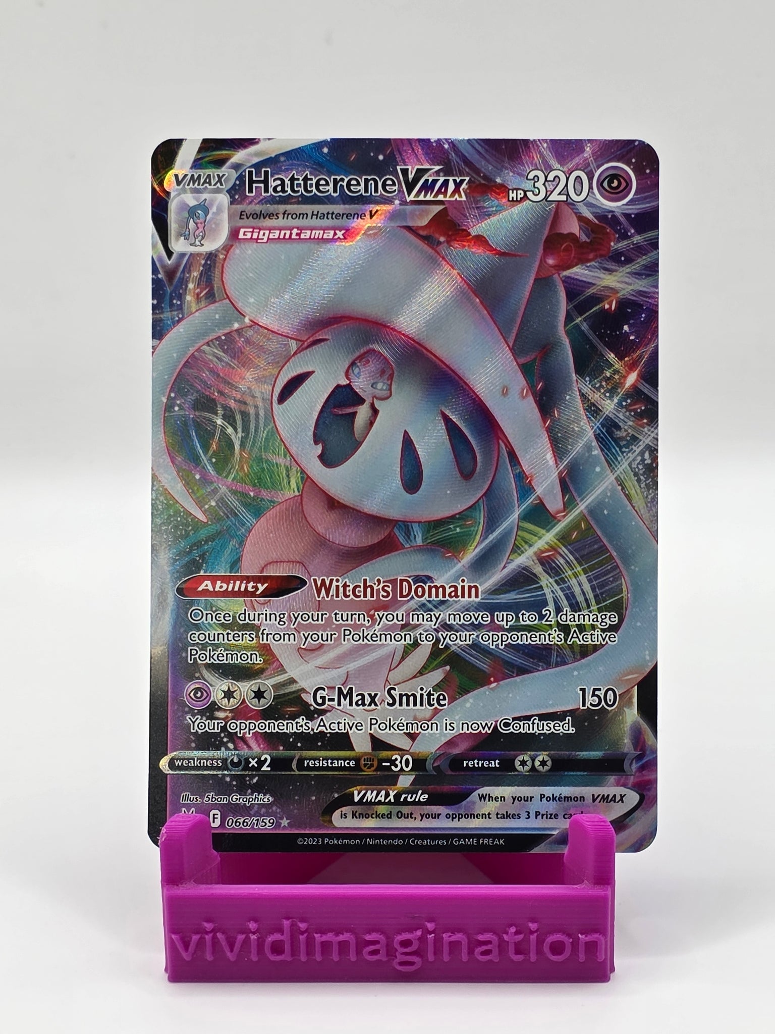 Hatterene VMAX 066/159 - All the best items from Vivid Imagination Cards and Collectibles - Just $1.25! Shop now at Vivid Imagination Cards and Collectibles