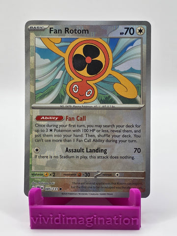 Fan Rotom 085/131 (Master Ball Pattern) - All the best items from Vivid Imagination Cards and Collectibles - Just $9.99! Shop now at Vivid Imagination Cards and Collectibles