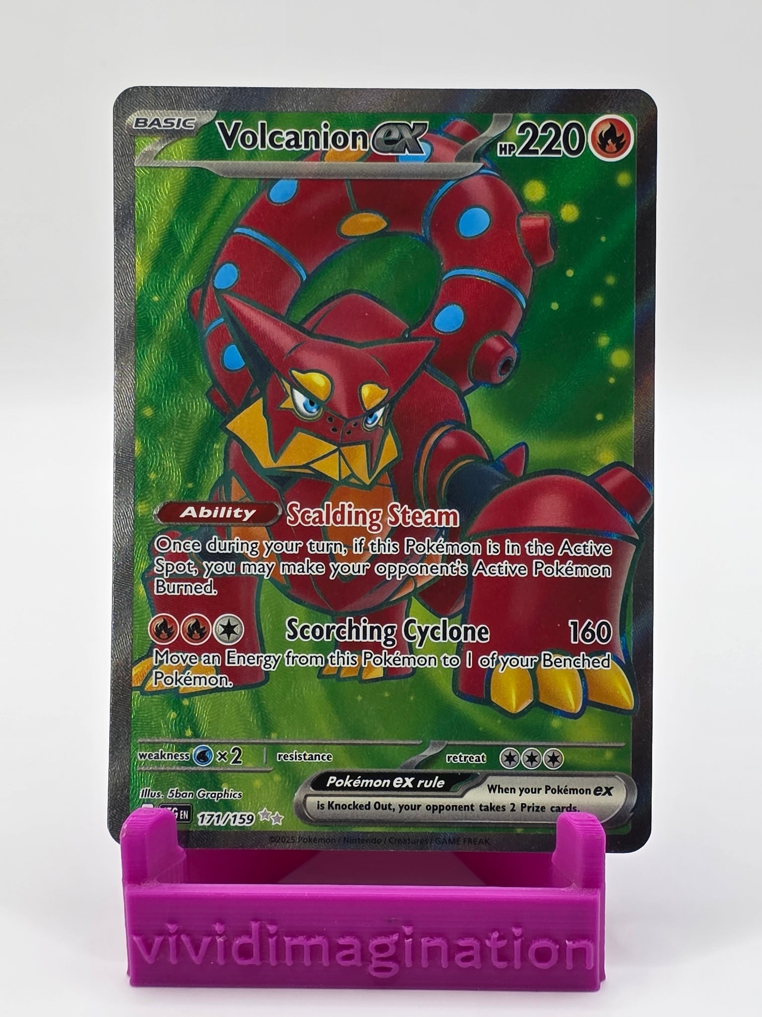 Volcanion ex 171/159 - All the best items from Vivid Imagination Cards and Collectibles - Just $1.49! Shop now at Vivid Imagination Cards and Collectibles
