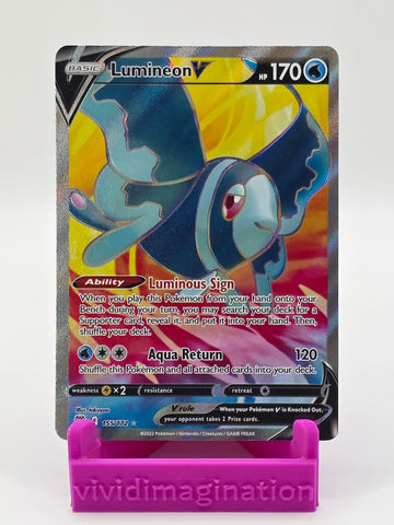 Lumineon V 155/172 (Full Art) - All the best items from Vivid Imagination Cards and Collectibles - Just $1.99! Shop now at Vivid Imagination Cards and Collectibles