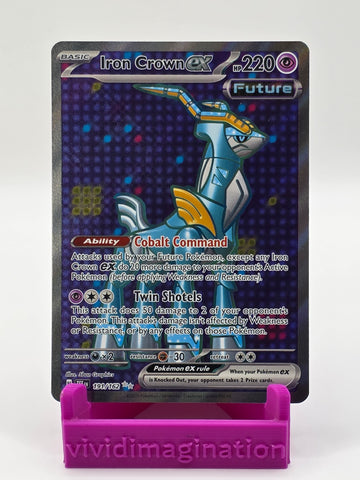 Iron Crown ex 191/162 - All the best items from Vivid Imagination Cards and Collectibles - Just $2.49! Shop now at Vivid Imagination Cards and Collectibles