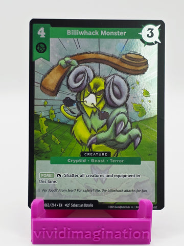 Billiwack Monster 063/214