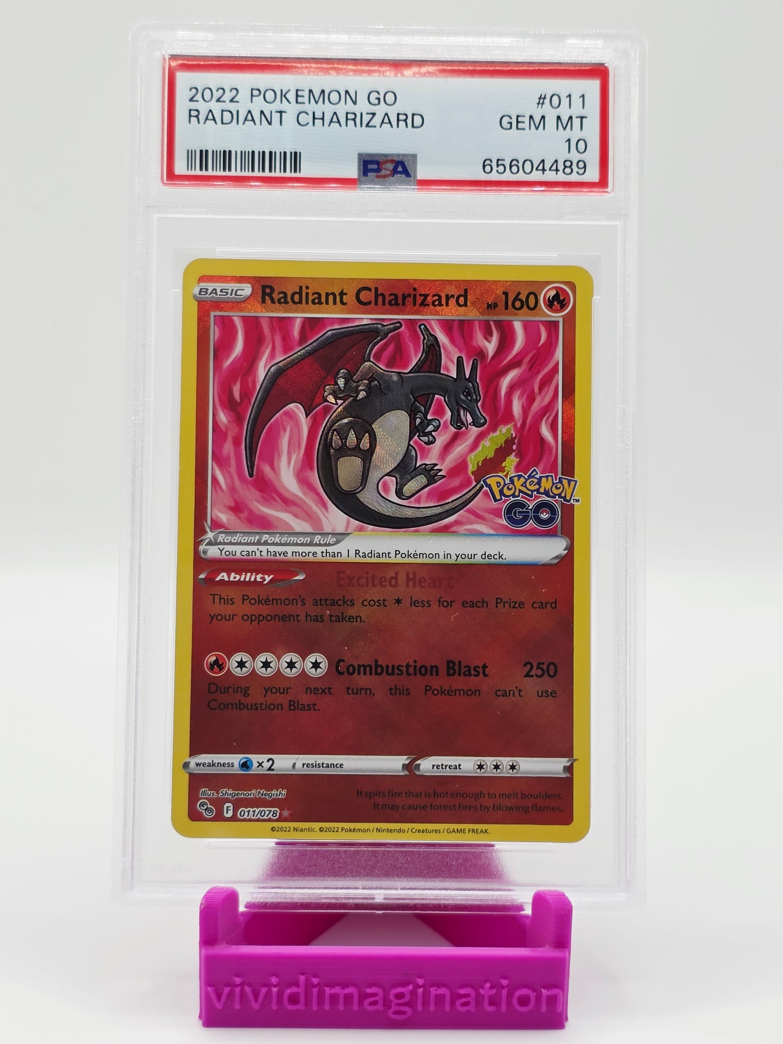 Radiant Charizard 011/078 (PSA 10)
