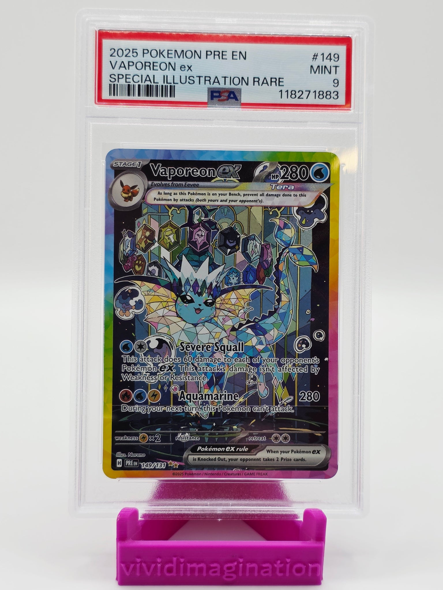 Vaporeon ex 149/131 (PSA 9)