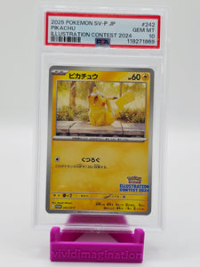 Pikachu 242/sv-p (PSA 10)