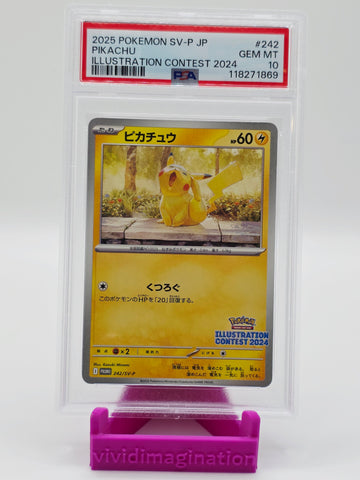 Pikachu 242/sv-p (PSA 10)