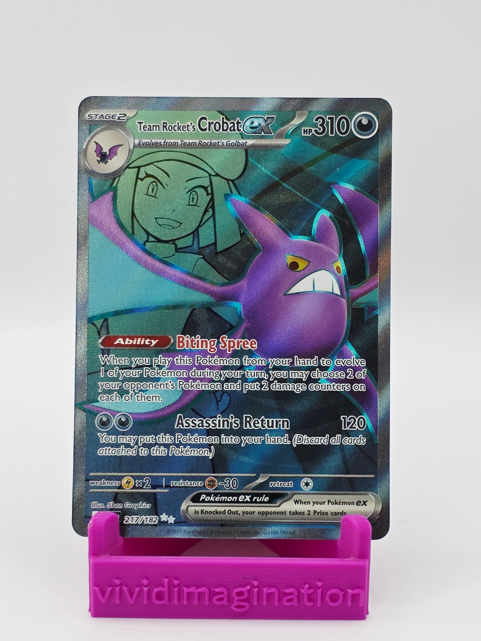 Team Rocket's Crobat ex 217/182
