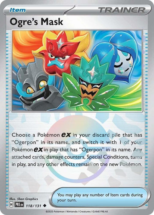 Ogre's Mask (Poke Ball Pattern) (118/131) (PRE)