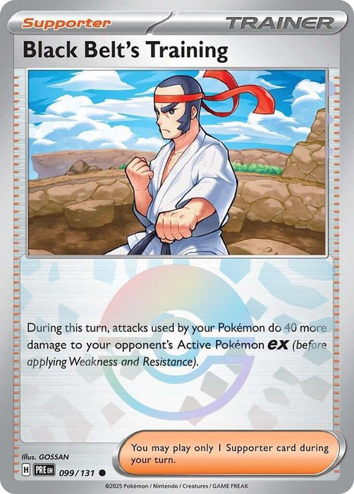 Black Belt's Training (Poke Ball Pattern) (099/131) (PRE)