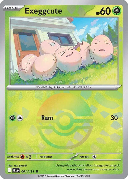Exeggcute (Poke Ball Pattern) (001/131) (PRE)