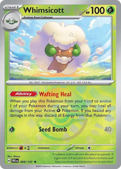 Whimsicott (Poke Ball Pattern) (008/131) (PRE)