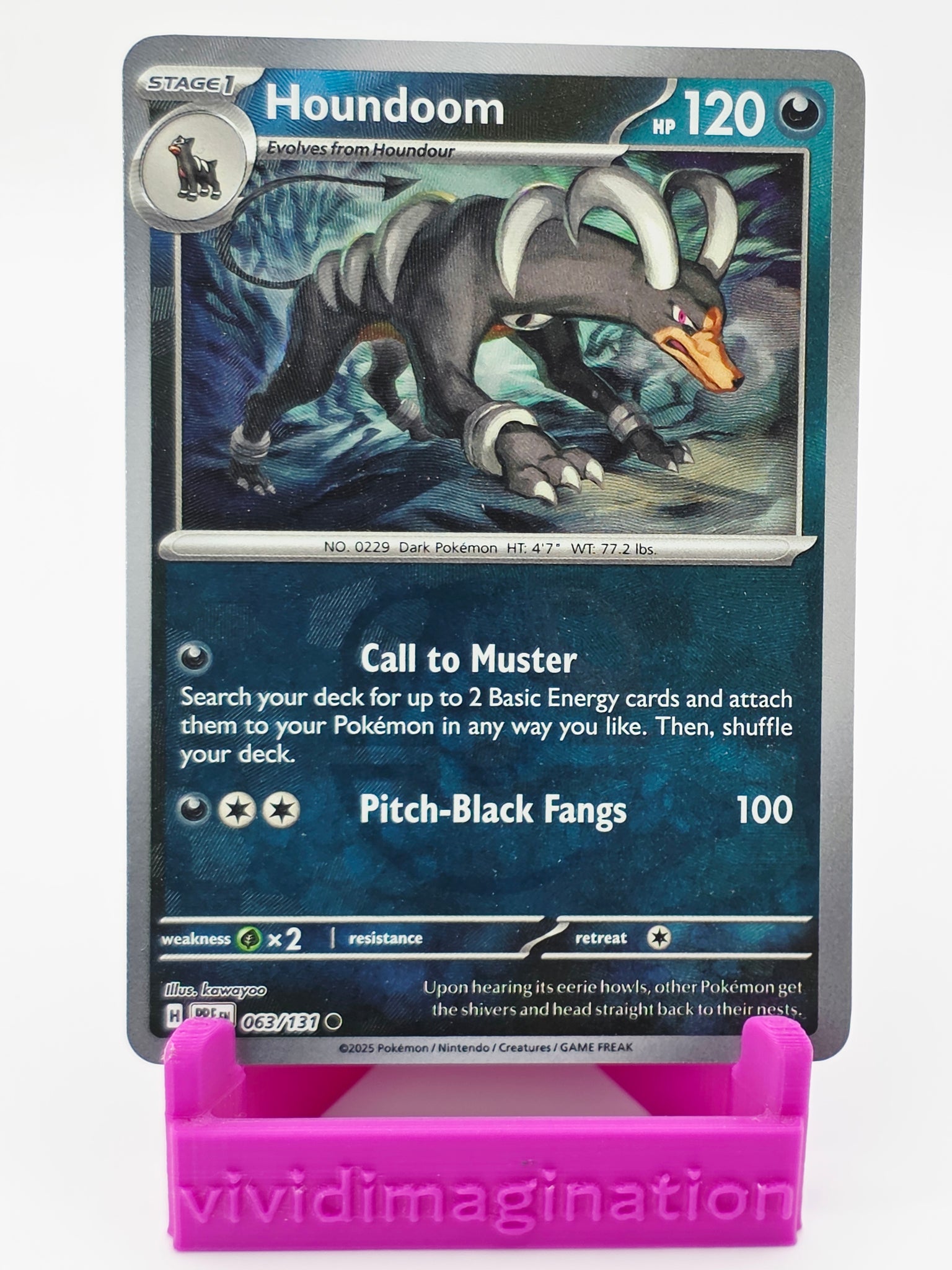 Houndoom 063/131 (Master Ball Pattern)