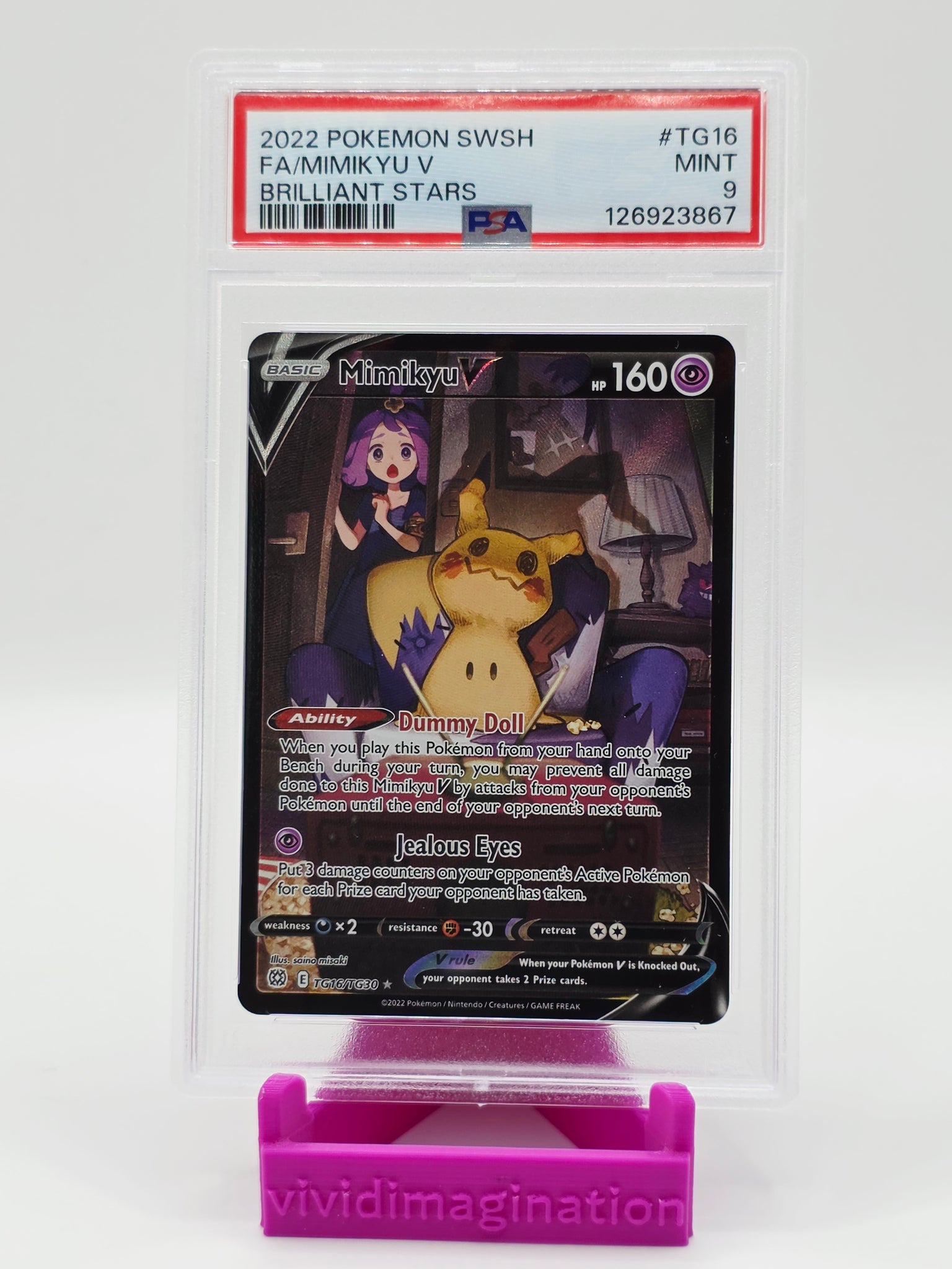 Mimikyu V TG16/TG30 (PSA 9)